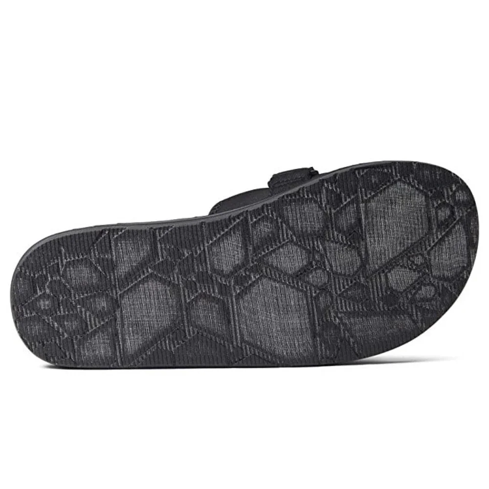 Volcom Eco Recliner V0812102 Sandal Men's US 7 Black Adjustable Strap GAL25